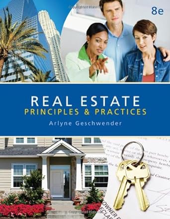 real estate principles and practices 8th edition arlyne geschwender 0324784554, 978-0324784558