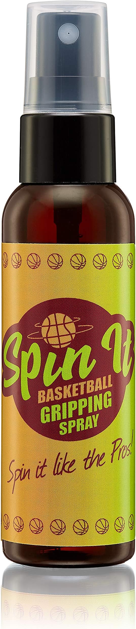 spin it basketball hand grip spray use with your basketball accessories 2oz  ?spin it gripping solution