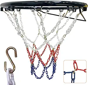‎eatheaty heavy duty chain basketball net replacement stainless steel chain for basketball hoop 