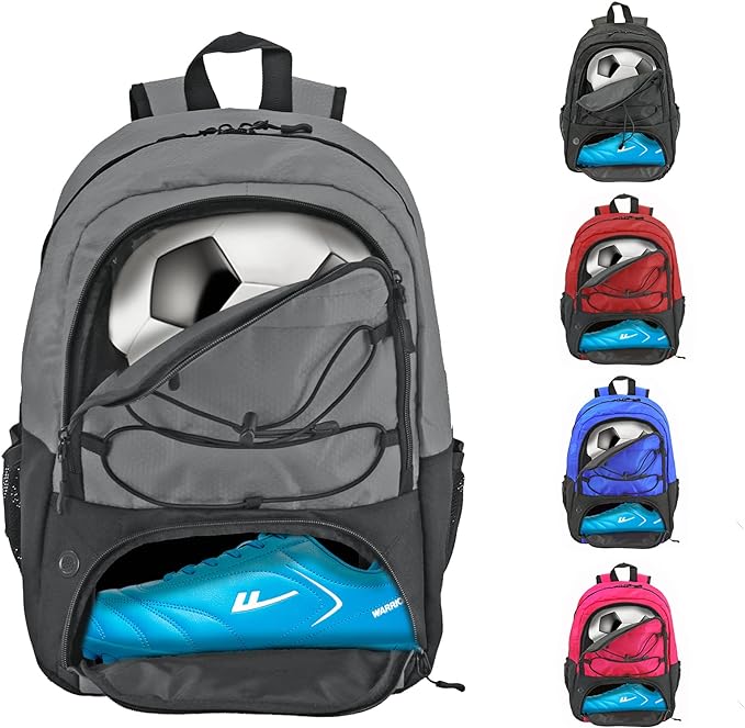 dafisky youth soccer backpack soccer bag with shoes and ball compartment sport equipment bags  dafisky