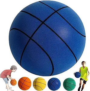 fionel silent basketball foam indoor training ball 2023 newestuncoated high density foam ball  ‎fionel