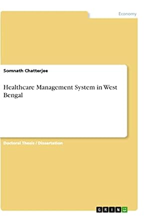 healthcare management system in west bengal 1st edition somnath chatterjee 3346517861, 978-3346517869