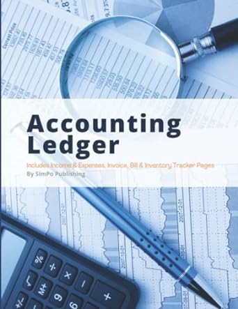 accounting ledger includes income and expenses invoice bill and inventory tracker pages 1st edition simpo