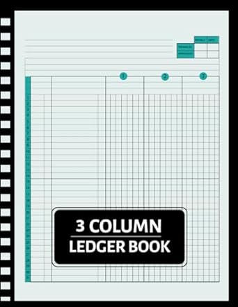 3 column ledger book 1st edition ianny aa careey b0cn3ggpkg