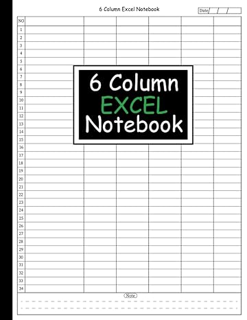 6 column excel notebook 1st edition john preston b0bm3gvw6t