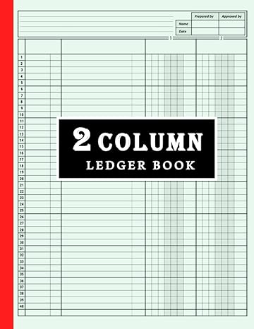 2 column ledger book 1st edition pandareader press sa b0bsc55xdr