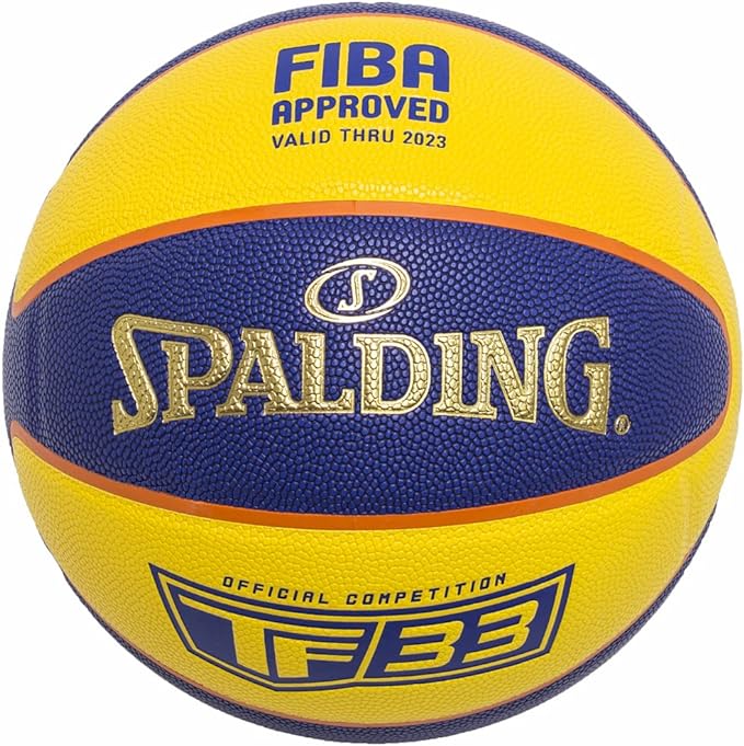 spalding 3x3 tf-33 basketball yellow and blue 6  ‎spalding b09ftc9sl5