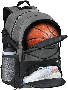 dafisky basketball backpack with ball and shoes compartment equipment bag for soccer  ‎dafisky b0byhpp483