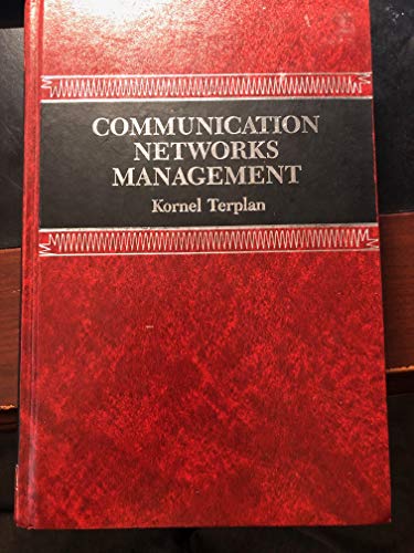 communication networks management 1st edition kornel terplan 0131530658, 9780131530652