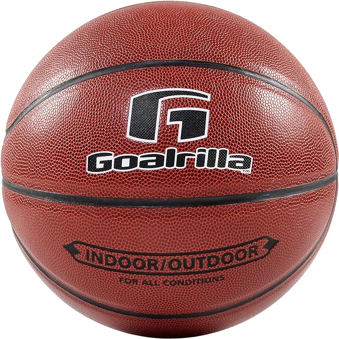 goalrilla indoor/outdoor men s regulation size 7 basketball with composite cover and incredible durability 