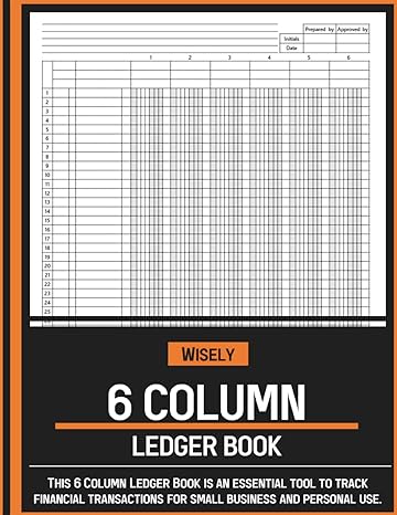 6 column ledger book 1st edition wisely simple press b0cmpcc3wl