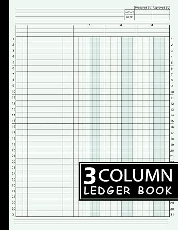 3 column ledger book 1st edition luca heazterfien bookkeeping ledgers press b0cld2bzhb