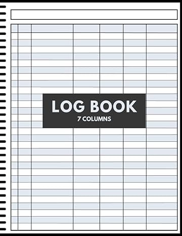 log book 7 columns 1st edition lana fox b0c87sbyx7