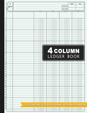 4 column ledger book 1st edition ledger linker b0bxnc7917