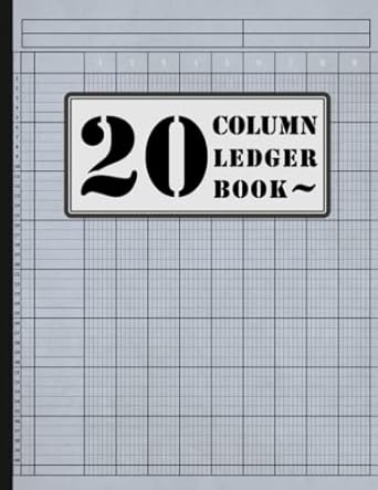 20 column ledger book 1st edition hunter maxwell b0c1jgplwr