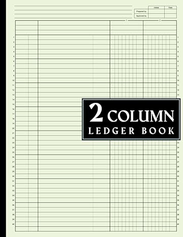 2 column ledger book 1st edition ledgers press edition b0cdnkx28q