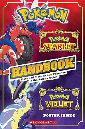 pokemon scarlet and violet handbook  scholastic 1338871374, 978-1338871371