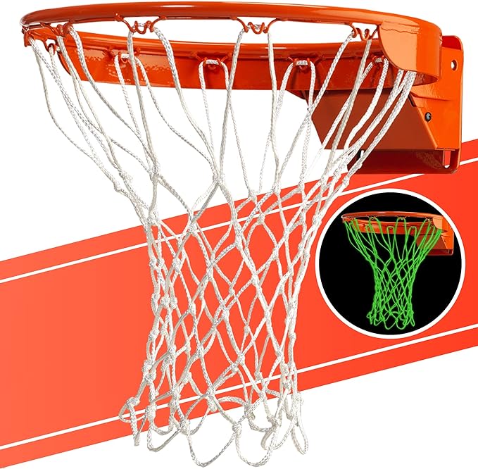 ultra sporting goods heavy duty basketball net replacement all weather anti whip fits rims 12 loops  ‎ultra