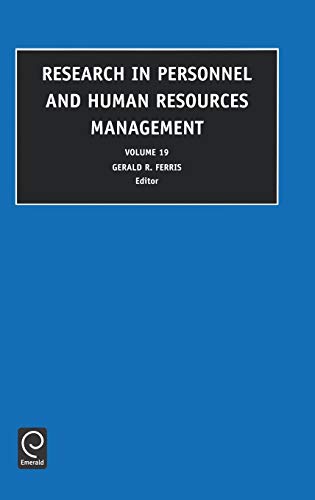 research in personnel and human resources management volume 19 1st edition g. r.ferris 076230751x,