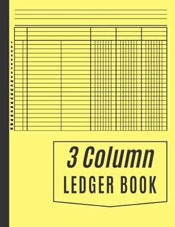 3 column ledger book 1st edition adams bm press b0bgzm9nzg