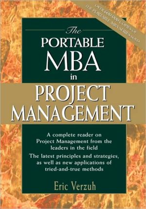 the portable mba in project management 1st edition eric verzuh 0471268992, 9780471268994
