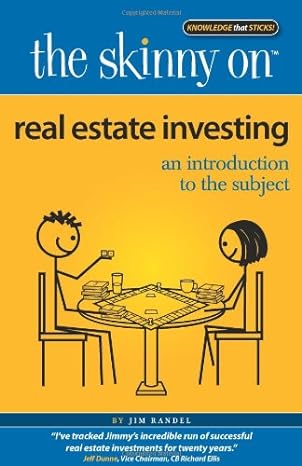 the skinny on real estate investing an introduction to the subject 1st edition jim randel 0981893562,