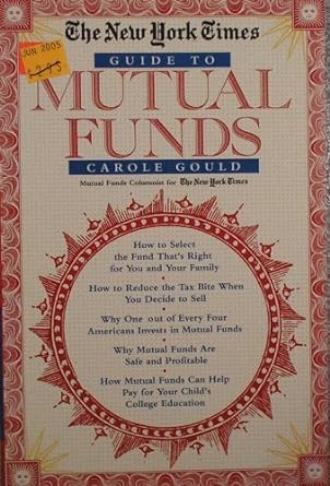 guide mutual funds 1st edition carole gould 0812919769, 978-0812919769