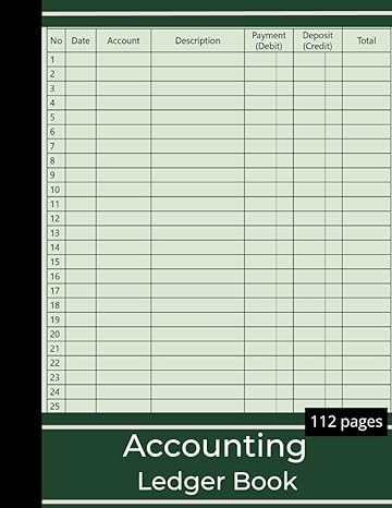 accounting ledger book 1st edition birkwasser b0c2srhf6f