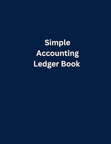 simple accounting ledger book 1st edition fbm tracker press b0c47r1sdj