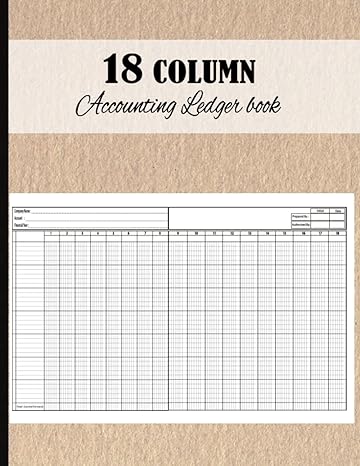 18 column accounting ledger book 1st edition adil smith publisher b0byrlnlrj