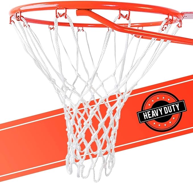 heavy duty ultra sporting goods basketball net replacement all weather anti whip fits standard indoor or