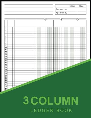 3 column ledger book 1st edition am publishing b0c7t1mrsx