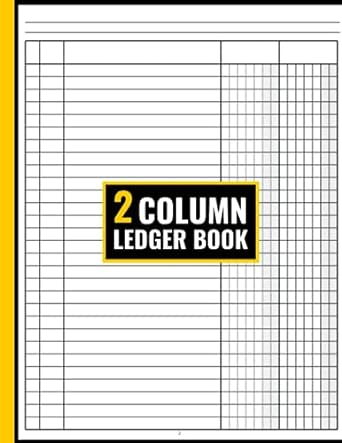 2 column ledger book 1st edition driss bouhou b0cf45j3sl