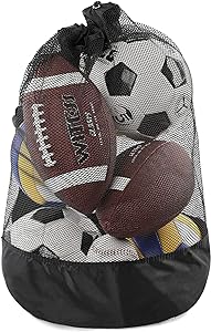 surblue extra large soccer ball bag with adjustable shoulder strap heavy duty for volleyball baseball etc 