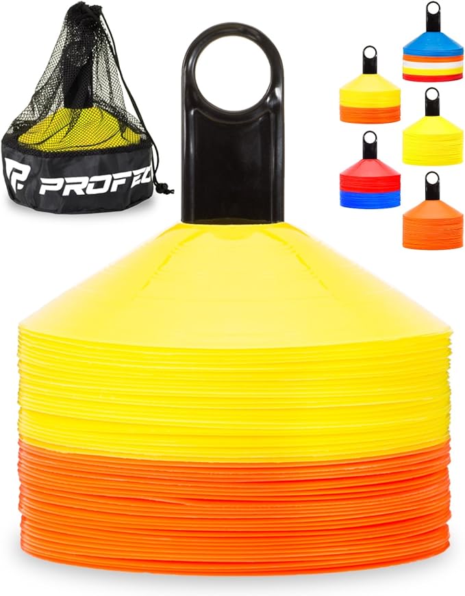 ?profect sports pro disc cones soccer agility with carry bag and holder for sports  ?profect sports b01lyniea8