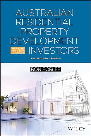 australian residential property development for investors 1st edition ron forlee 0730315096, 978-0730315094