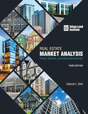 real estate market analysis trends methods and information sources 3rd edition deborah l. brett 0874204283,