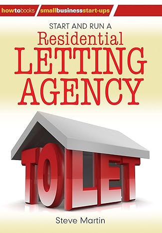 start and run a residential letting agency 1st edition steve martin 1845283376, 978-1845283377