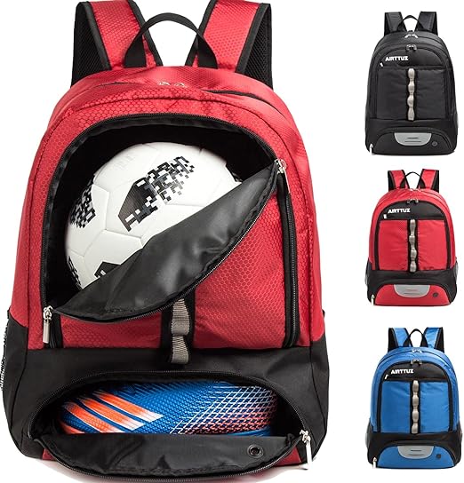airttuz youth soccer bag outdoor sport backpack for soccer basketball volleyball etc  airttuz b0b5fd3p99