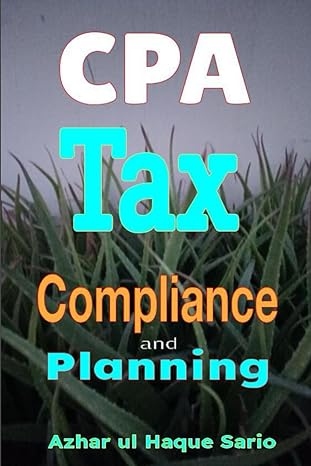 cpa tax compliance and planning 1st edition azhar ul haque sario 979-8862909203