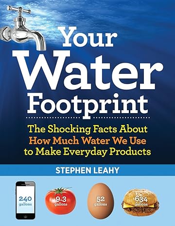 your water footprint the shocking facts about how much water we use to make everyday products 1st edition
