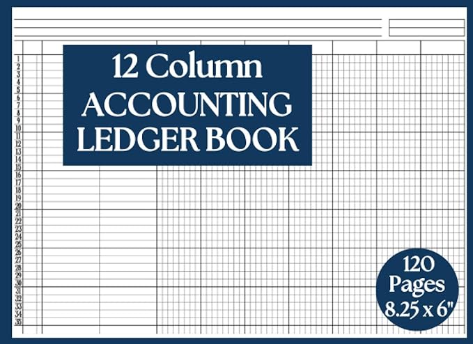 12 column accounting ledger book 1st edition oliver james blackburn b0c7sz98k8