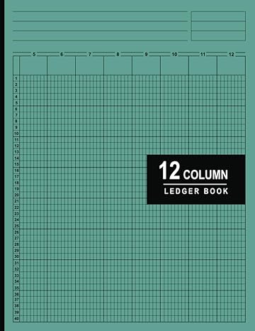 12 column ledger book 1st edition am publishing b0c7j9cxt9
