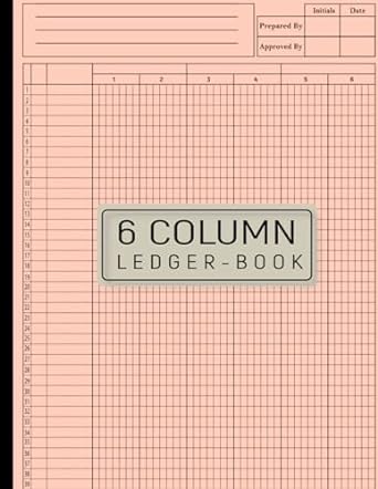 6 column ledger book 1st edition wada ledgers press b0ck3xgc22