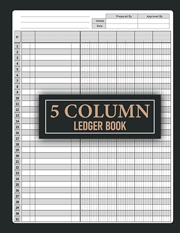 5 column ledger book 1st edition esscom.morro publishing b0chvr9b97