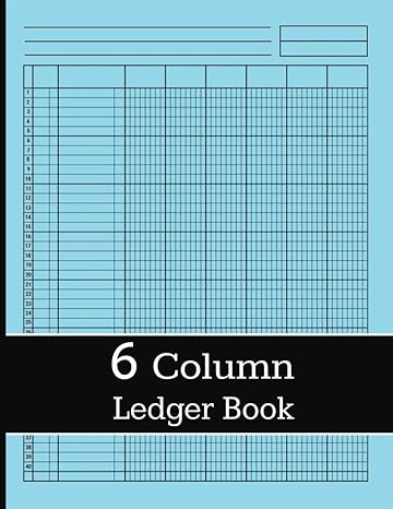 6 column ledger book 1st edition rei publishing dome b0ckxmpnt6