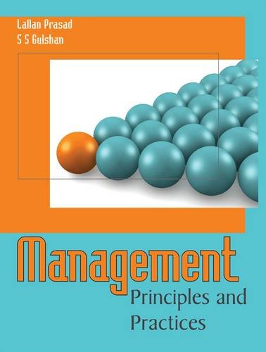 management principles and practices  prasad lallan 817446946x, 9788174469465