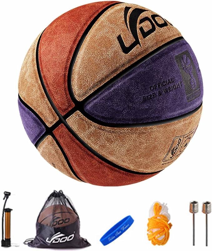 leishent microfiber basketball no 7 thickened skin wear-resistant and sweat-absorbing street  leishent