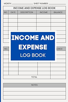 income and expense log book 1st edition goodgood publishinglogbook b0cl5bb4rk