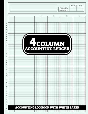 4 column accounting ledger 1st edition logpro publications b0clm8ytk8